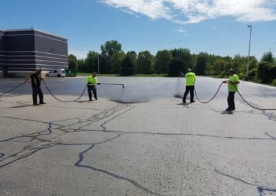 How long does sealcoating and crack filling last?