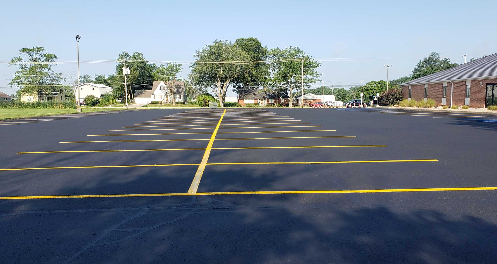 Grand Rapids Asphalt Job Striping