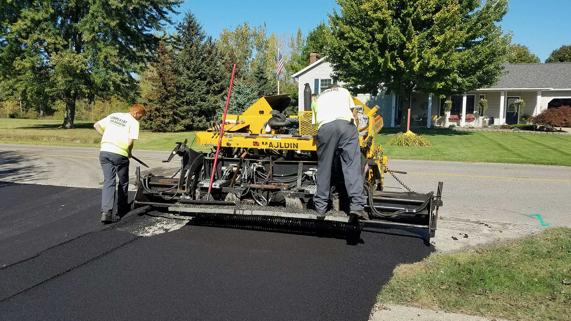 Grand Haven asphalt job